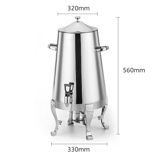 SOGA 2x Stainless Steel 13L Juicer Water Milk Coffee Pump Beverage Drinking Utensils SOGA 2x Stainless Steel 13L Juicer Water Milk Coffee Pump Beverage Drinking Utensils