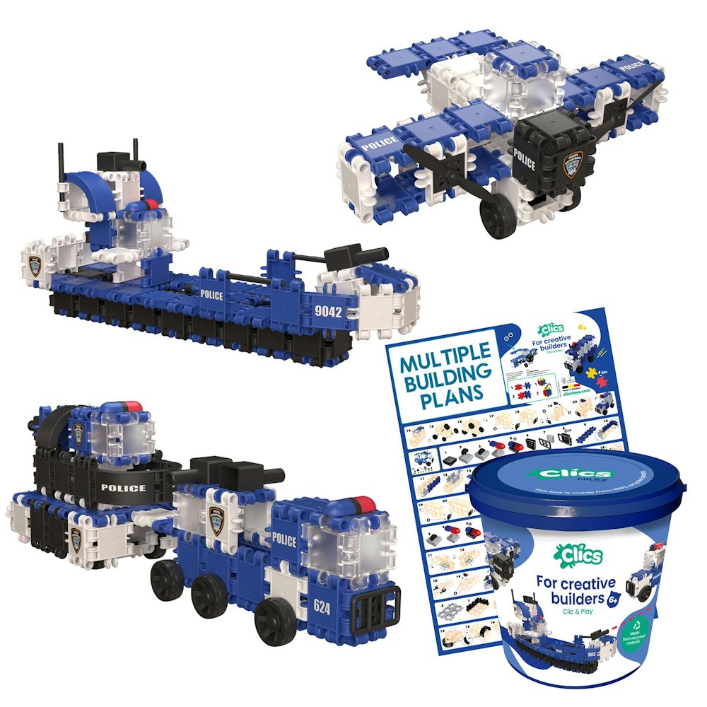 Clics Clics Bucket Police Edition Building Set