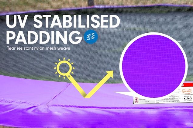 Kahuna Trampoline Blizzard 8ft -Purple Kahuna Trampoline Blizzard 8ft -Purple