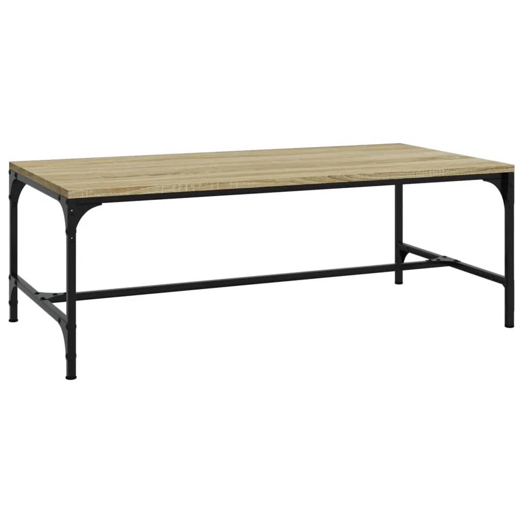Coffee Table Sonoma Oak 80x50x35 cm Engineered Wood 819393 Coffee Table Sonoma Oak 80x50x35 cm Engineered Wood 819393