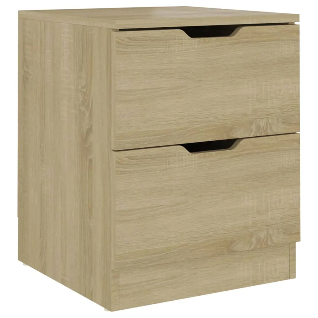 Bedside Cabinet Sonoma Oak 40x40x50 cm Engineered Wood 326729 Bedside Cabinet Sonoma Oak 40x40x50 cm Engineered Wood 326729