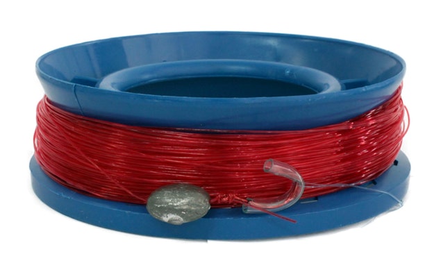 Surecatch 6 Inch Rigged Handcaster with 60lb Mono Fishing Line and Bean Sinker image number null