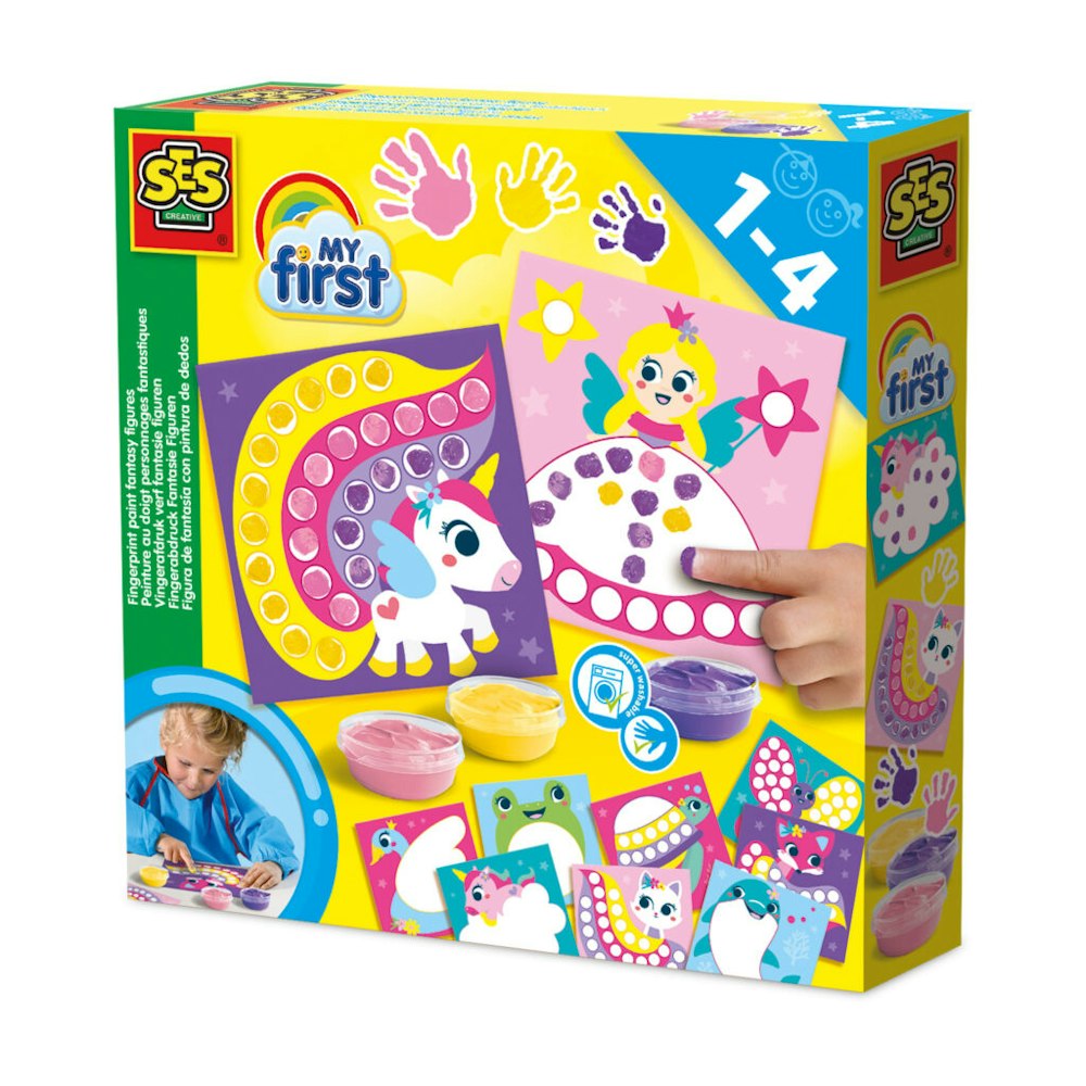 SES Creative My First - Fingerprint Paint Fantasy Figures
