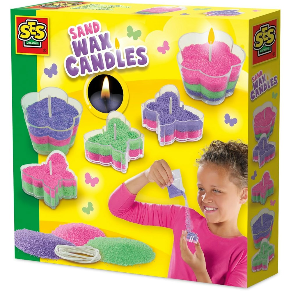 SES Creative Sand Wax Candles