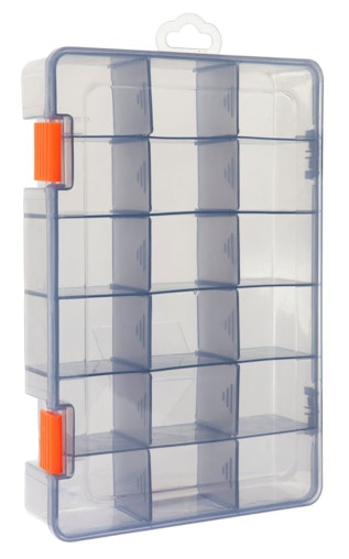 Jarvis Walker LB3000 Worm Proof Lure Tackle Box Adjustable Compartments Jarvis Walker LB3000 Worm Proof Lure Tackle Box Adjustable Compartments