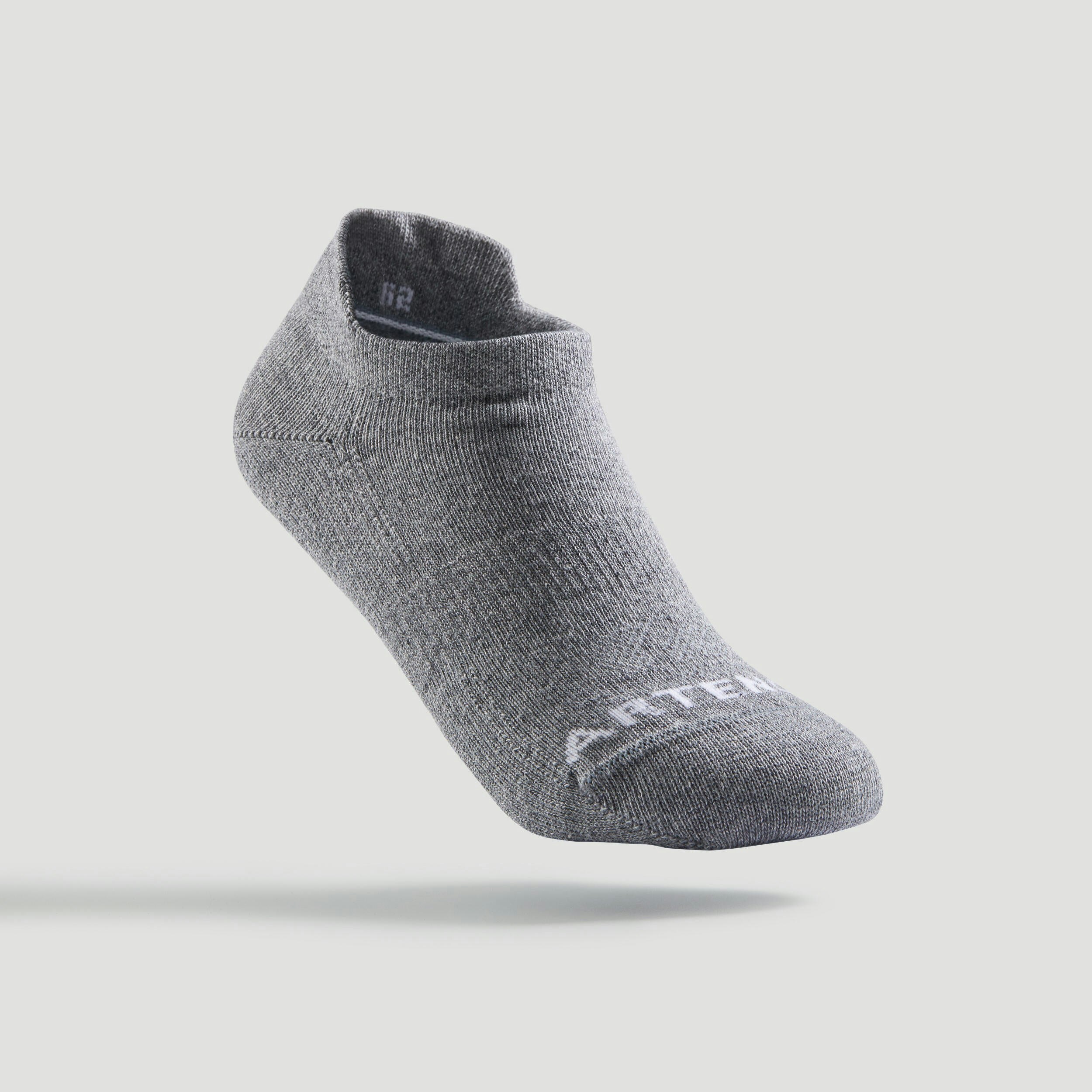 Decathlon | Kids' Low Sport Socks Tri-Pack RS 160 - Black/Grey