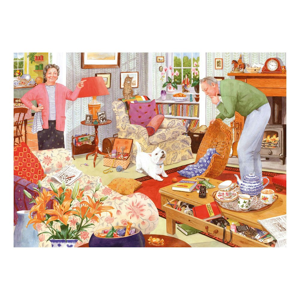 The House of Puzzles Where Are My Glasses? Big 500 Piece Jigsaw Puzzle