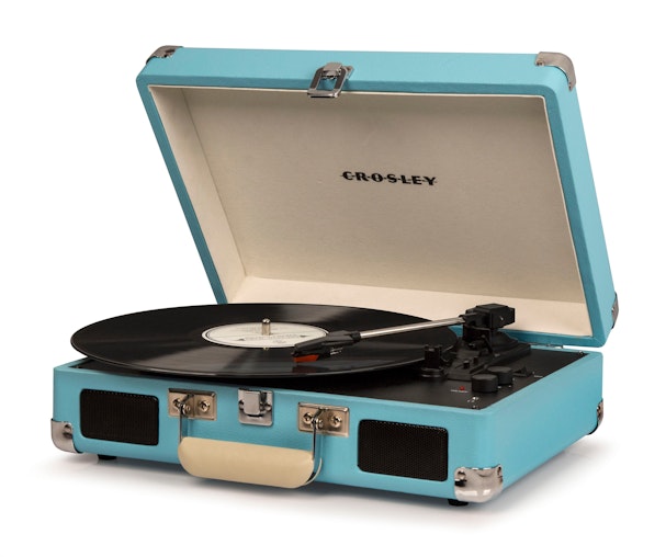 Crosley Cruiser Bluetooth Portable Turntable - Turquoise Crosley Cruiser Bluetooth Portable Turntable - Turquoise
