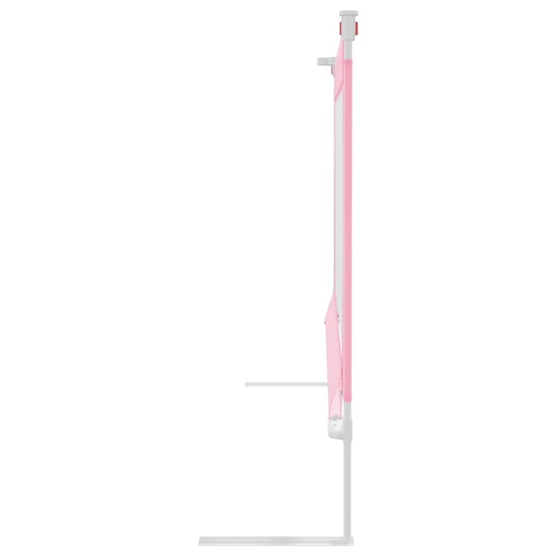 NNEVL Toddler Safety Bed Rail Pink 140x25 cm Fabric image number null