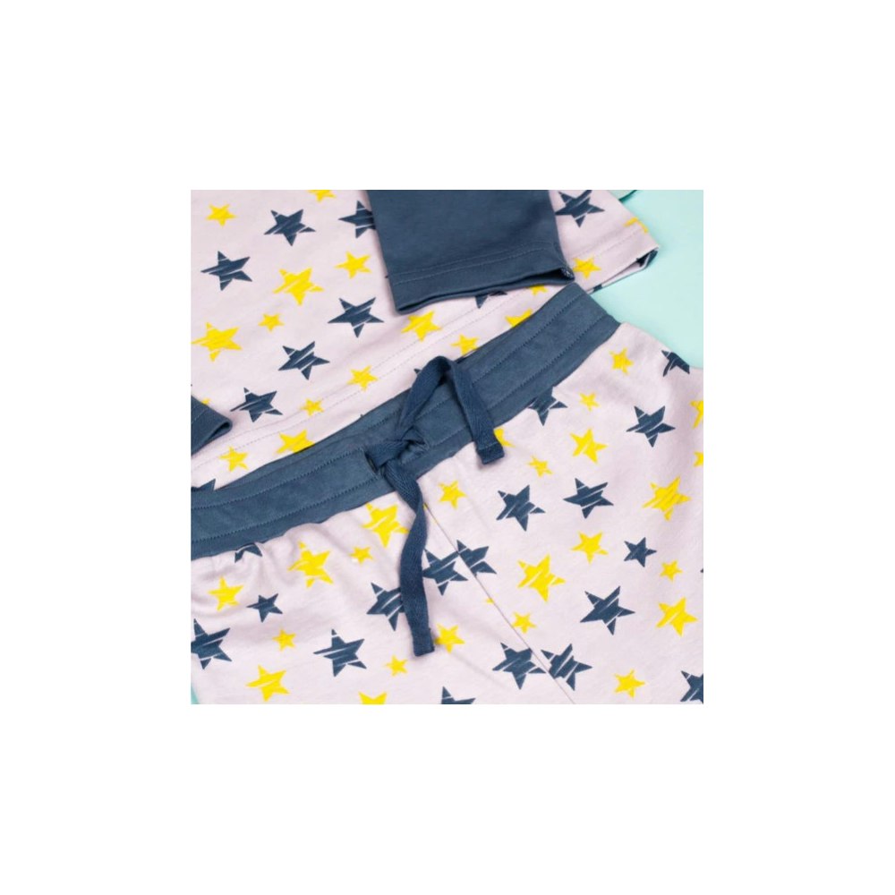 Luca and Rosa Shining Stars Print Interlock Pyjamas