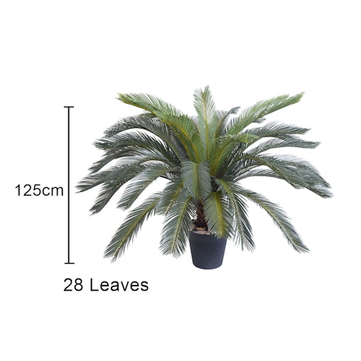 SOGA 4X 155cm Artificial Indoor Cycas Revoluta Cycad Sago Palm Fake Decoration Tree Pot Plant SOGA 4X 155cm Artificial Indoor Cycas Revoluta Cycad Sago Palm Fake Decoration Tree Pot Plant