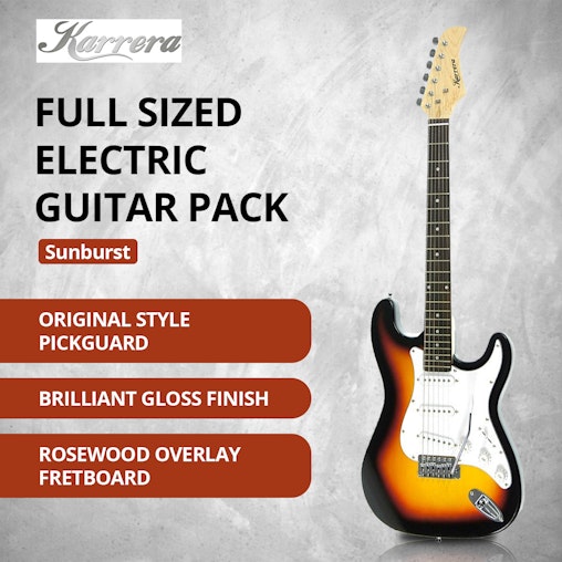 NNEDPE Karrera 39in Electric Guitar - Sunburst NNEDPE Karrera 39in Electric Guitar - Sunburst