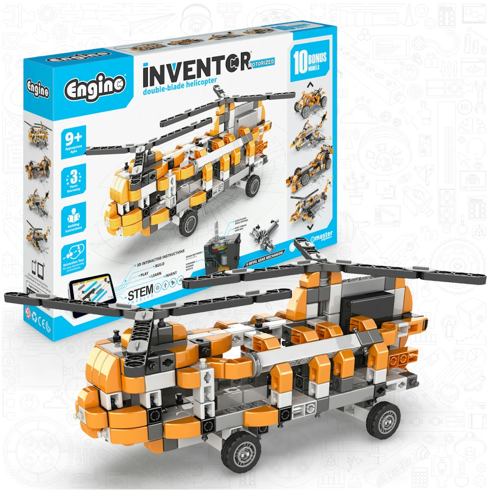 Engino Engino Inventor Motorized: Helicopter Set (10+ Models)
