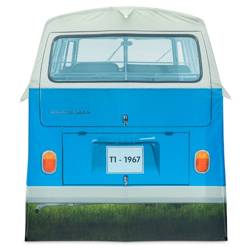 Volkswagen 398cm Camper Van Replica 4-People Tent Outdoor Camping Roof Dove Blue Volkswagen 398cm Camper Van Replica 4-People Tent Outdoor Camping Roof Dove Blue