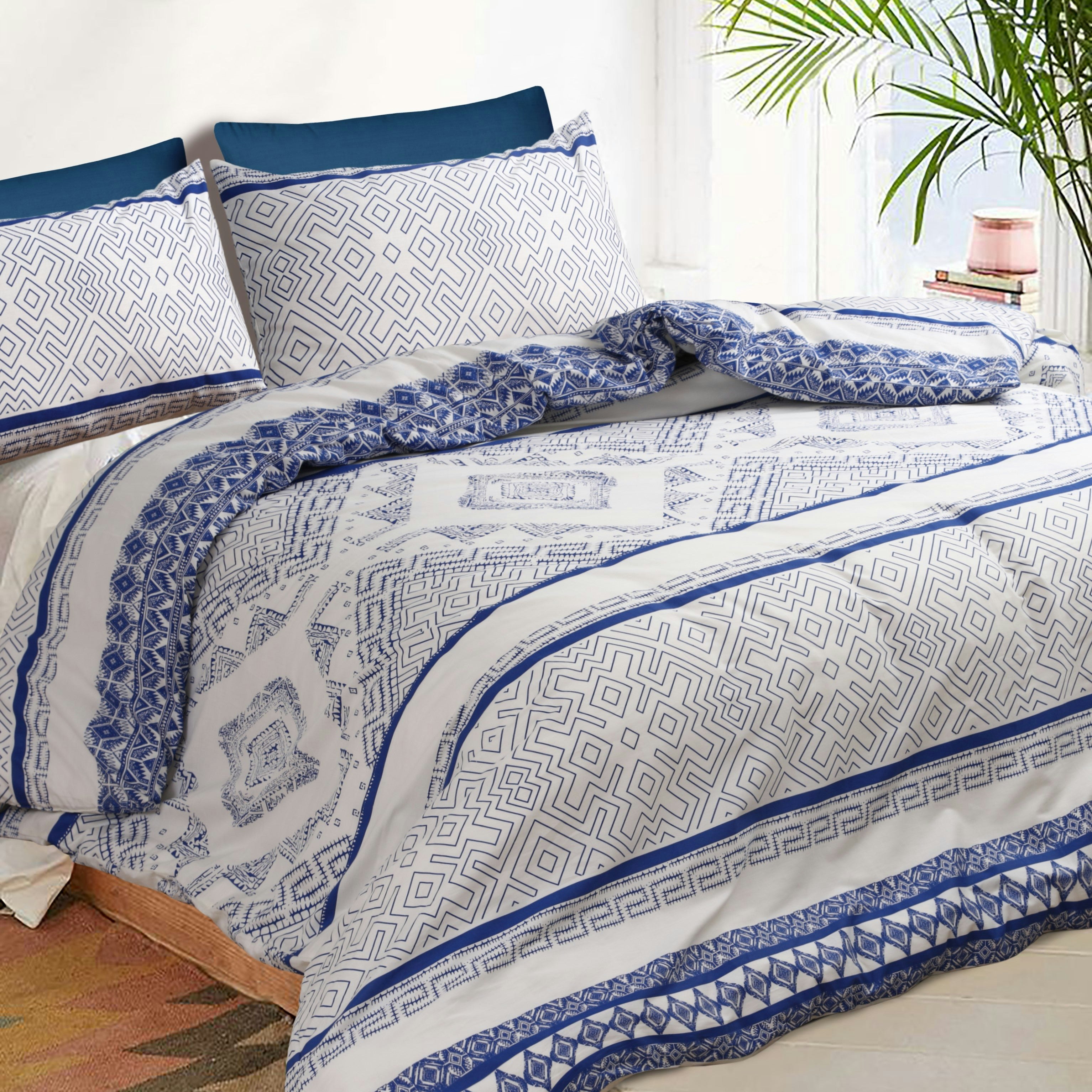 Island Serenity Quilt Cover Set– Lightweight Warmth with a Polished Look | Pure Cotton