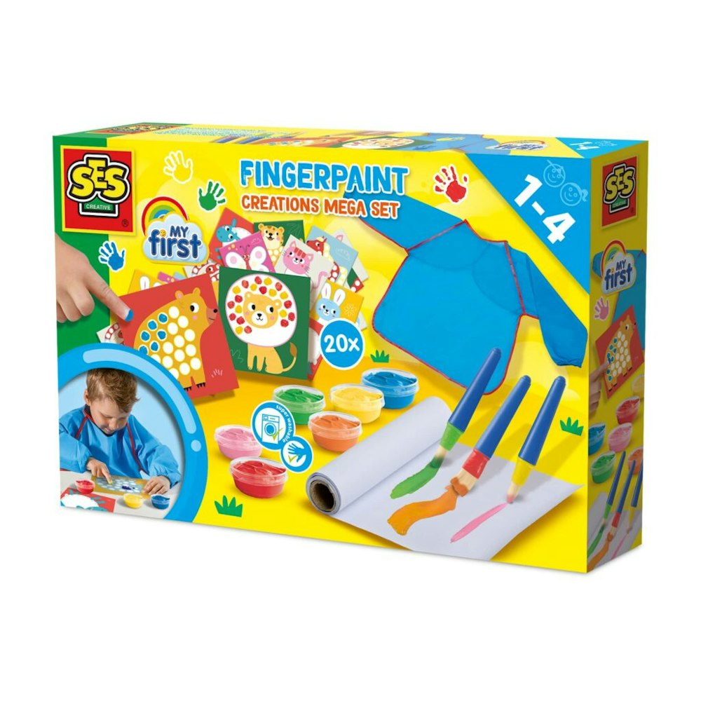 SES Creative My First - Fingerpaint Creations Mega Set
