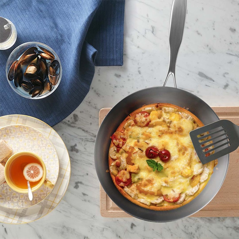 SOGA Dual Burners Cooktop Stove 17L Stainless Steel Stockpot 28cm and 30cm Induction Fry Pan image number null