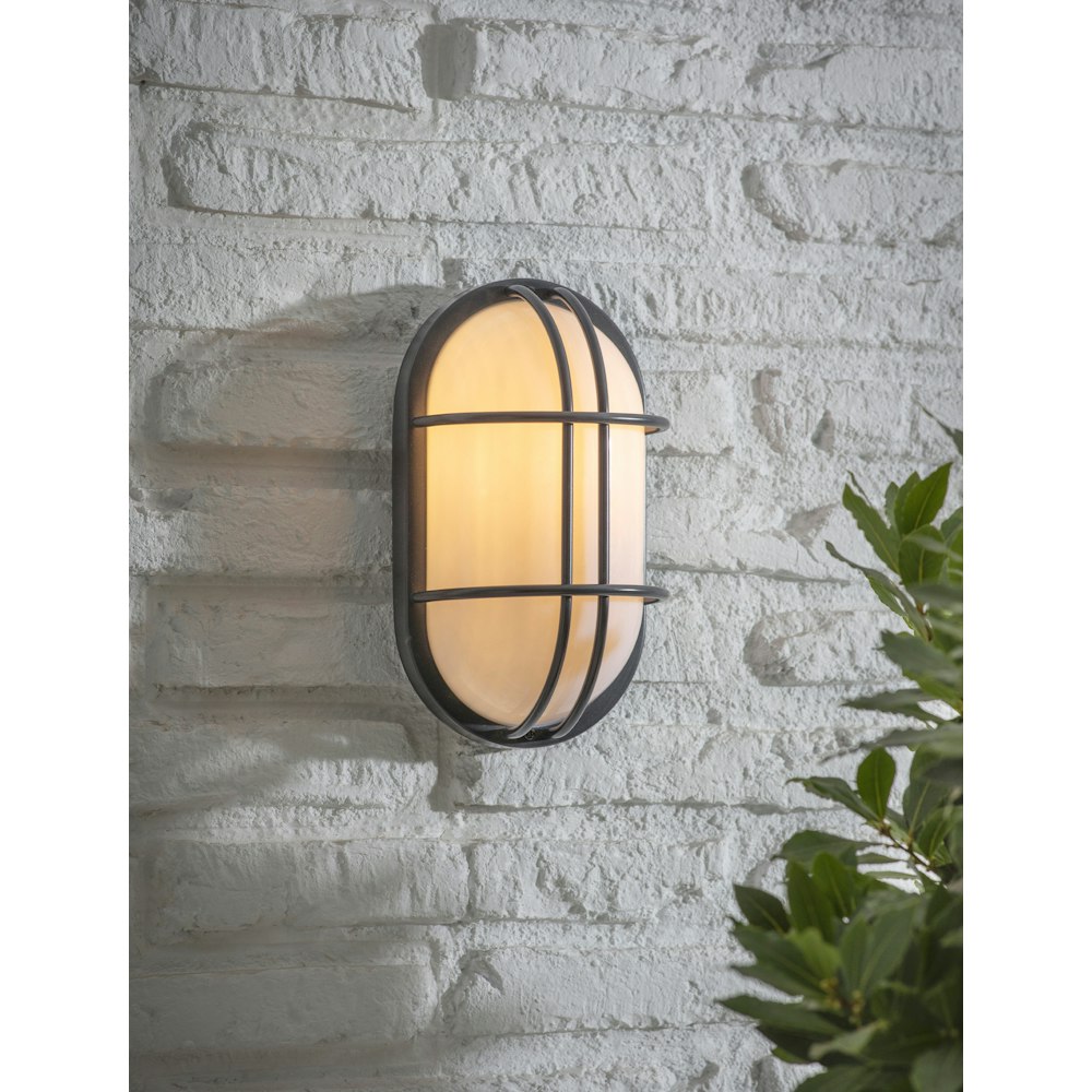 Garden Trading Bulkhead Light - Carbon Steel