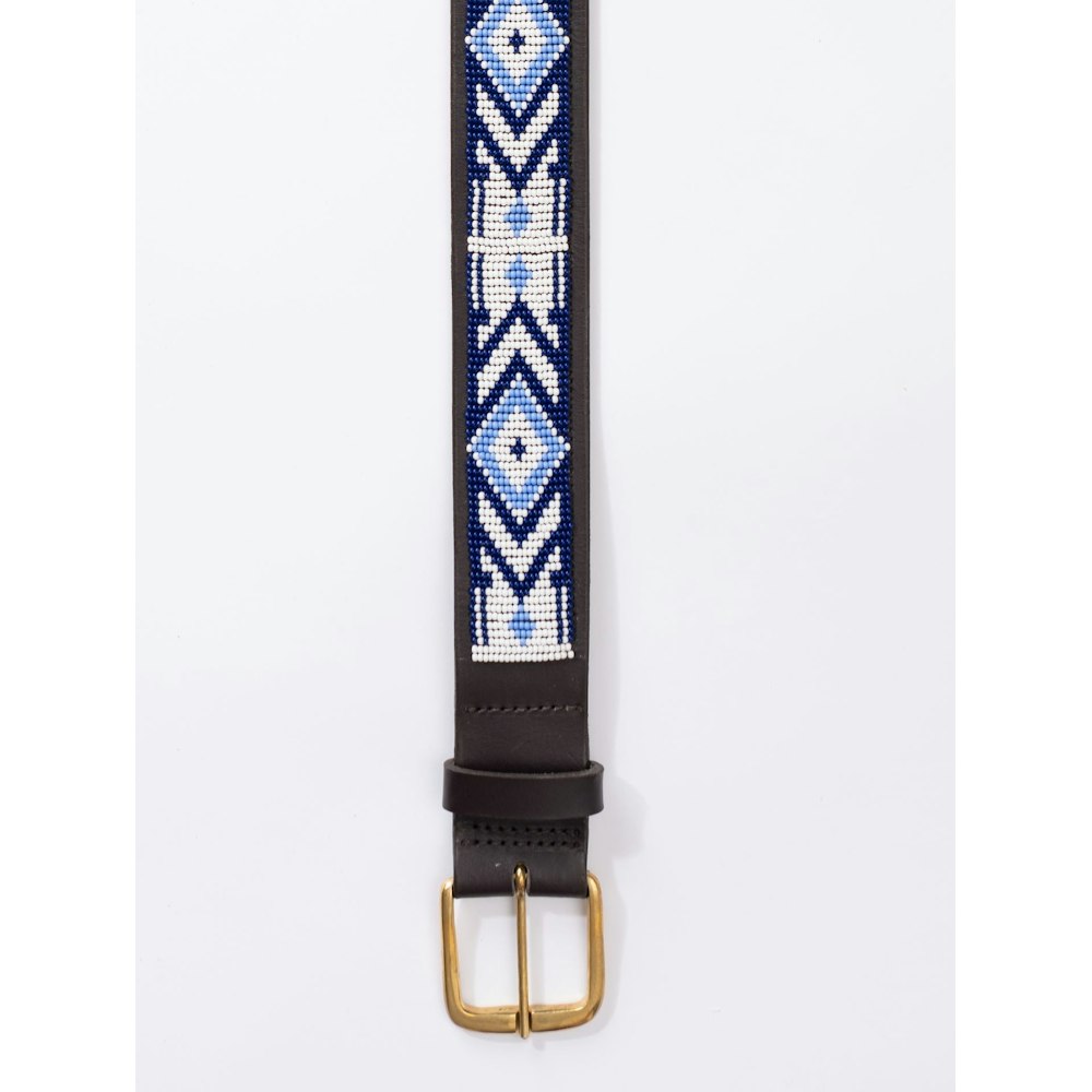 Koy Clothing Beaded Belt - Usiku (wide)