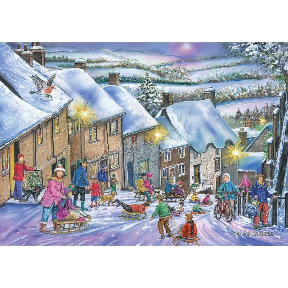 The House of Puzzles Going On Gold - 1000 Piece Jigsaw Puzzle