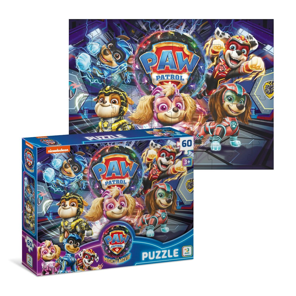 Dodo Dodo Paw Patrol Mighty Pups Meteor Blast 60-piece Jigsaw Puzzle