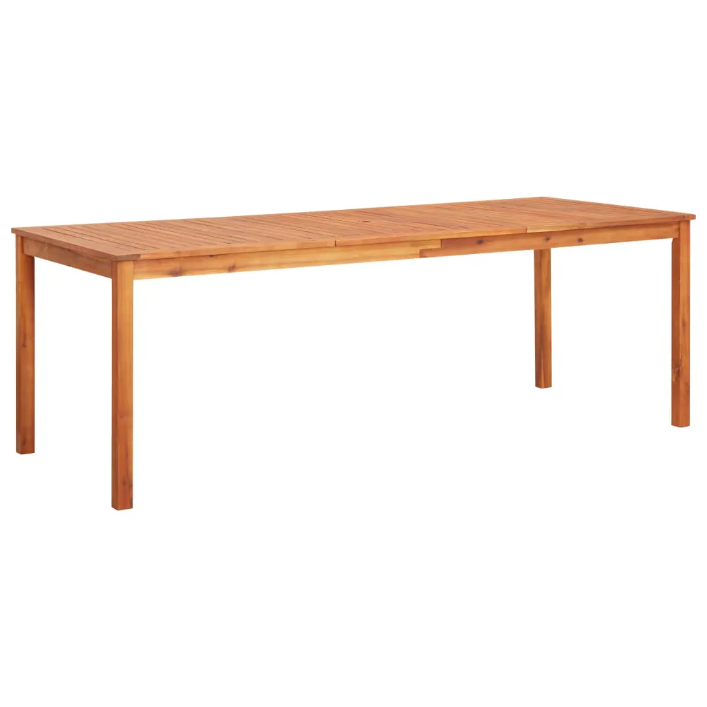 Garden Table 215x90x74 cm Solid Acacia Wood 45963 Garden Table 215x90x74 cm Solid Acacia Wood 45963