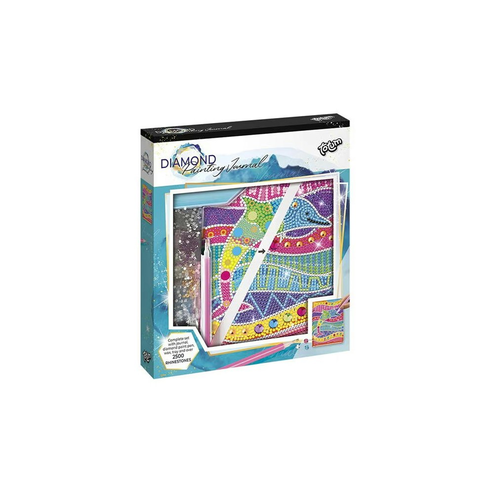 Totum Diamond Paint Notebook Dolphin