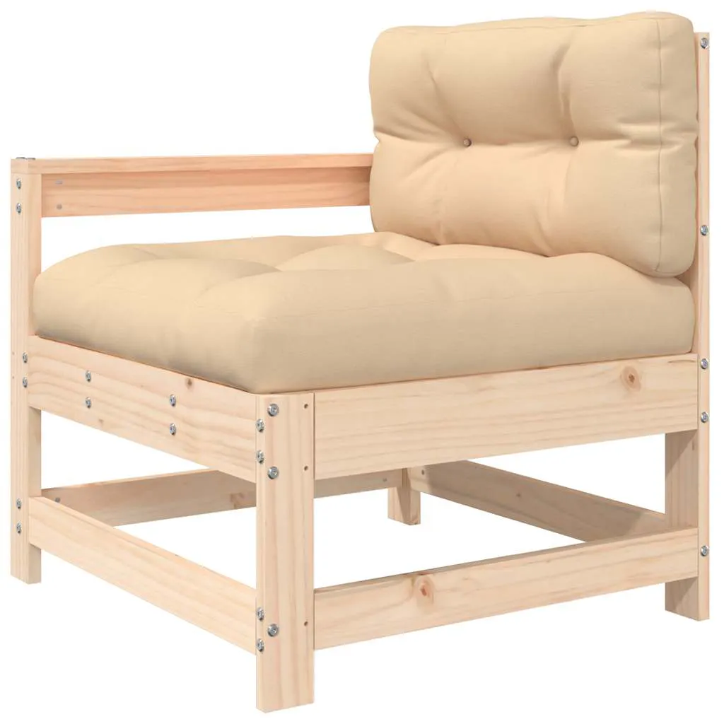 Garden Chair with Cushions Solid Wood Pine 825569 Garden Chair with Cushions Solid Wood Pine 825569