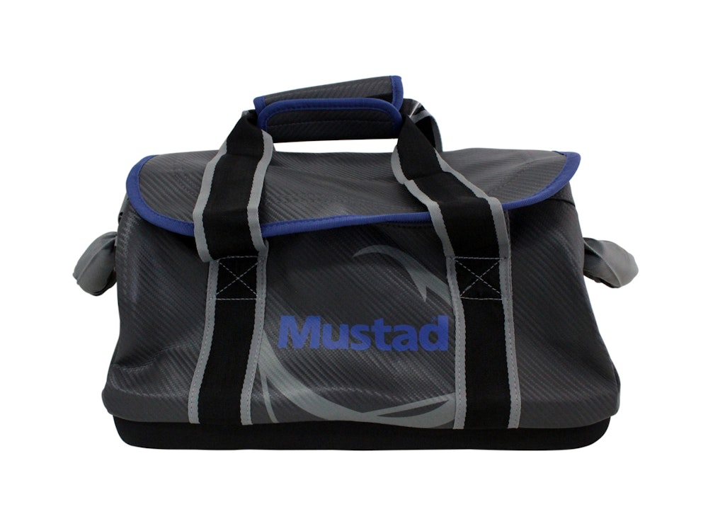 Mustad 18 Inch Water Resistant Boat Bag - Graphite Grey Fishing Tackle Bag image number null