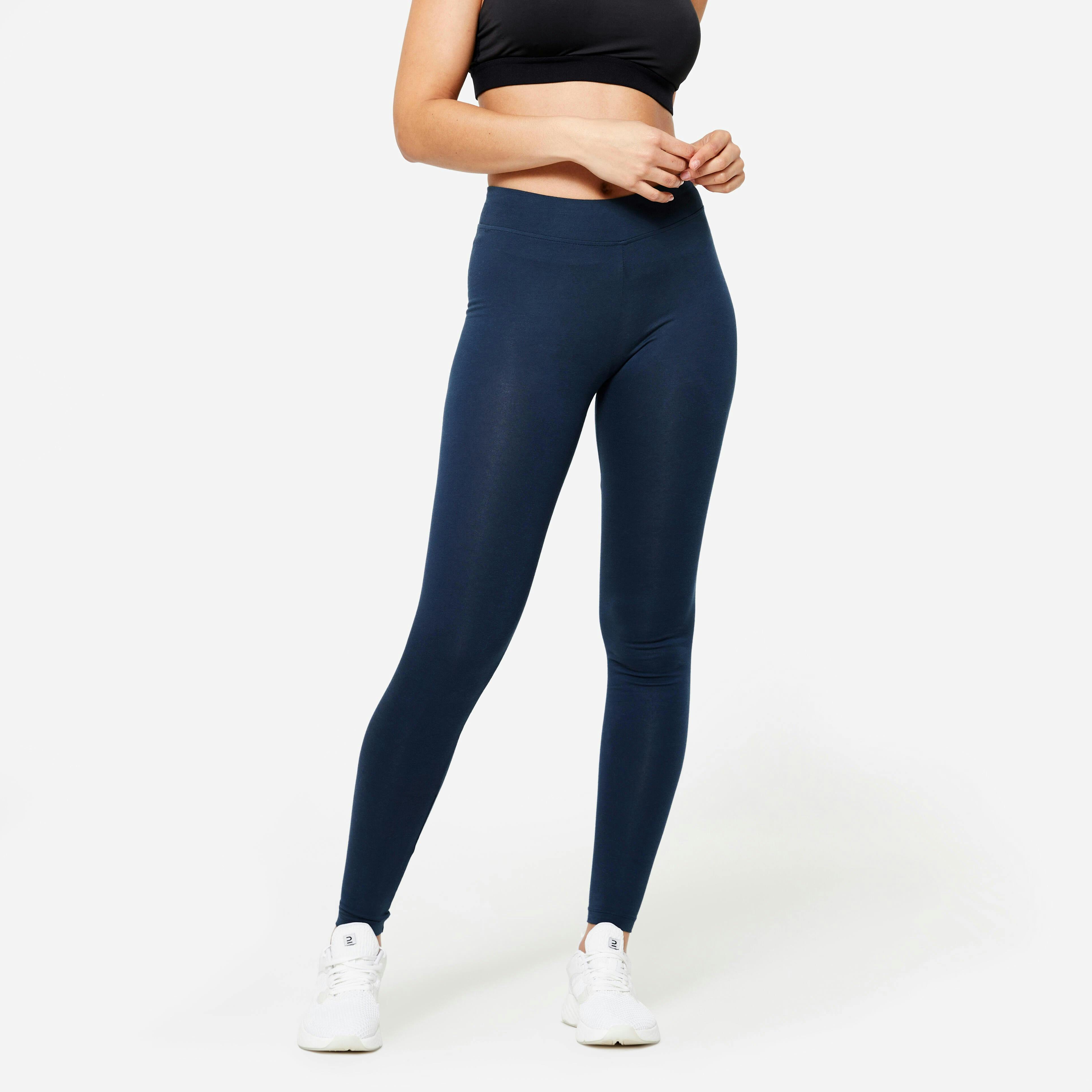 Decathlon | Women's Fitness Leggings Fit+ - Navy Blue