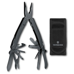 Victorinox Swiss Tool Spirit MXBS One Hand Opening Multi-Tool + Pouch | Black 35316 Victorinox Swiss Tool Spirit MXBS One Hand Opening Multi-Tool + Pouch | Black 35316