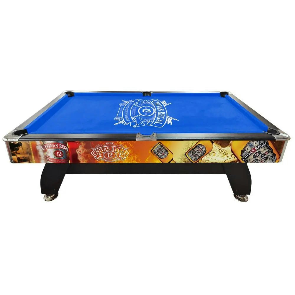 MACE CR Logo 8FT MDF Black Pool Snooker Billiards Table Free Accessory