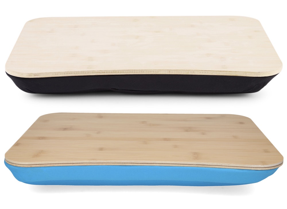 Portable Deluxe Bamboo Laptop PC Table Lap Tray Read Workstation image number null