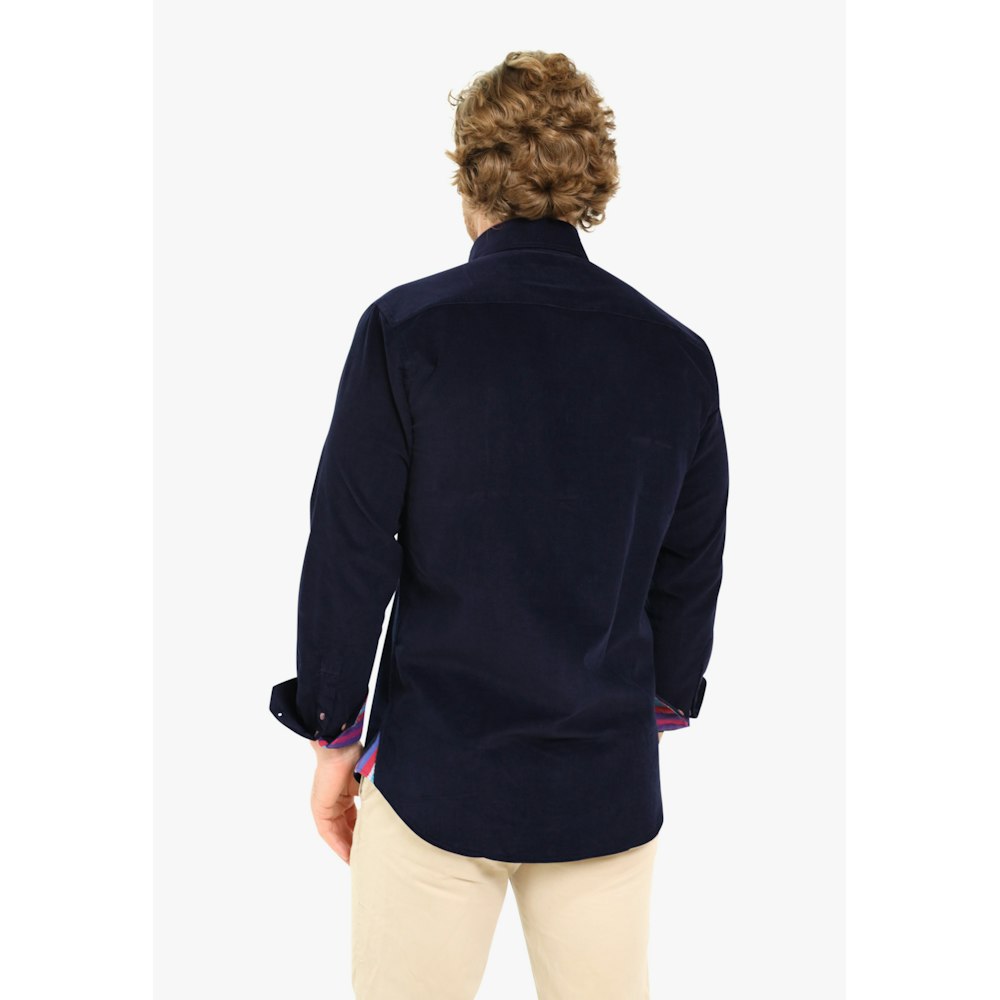 Koy Clothing Dark Navy Corduroy Shirt - Kugawana