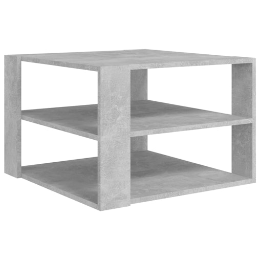 NNEVL Coffee Table Concrete Grey 60x60x40 cm Chipboard image number null