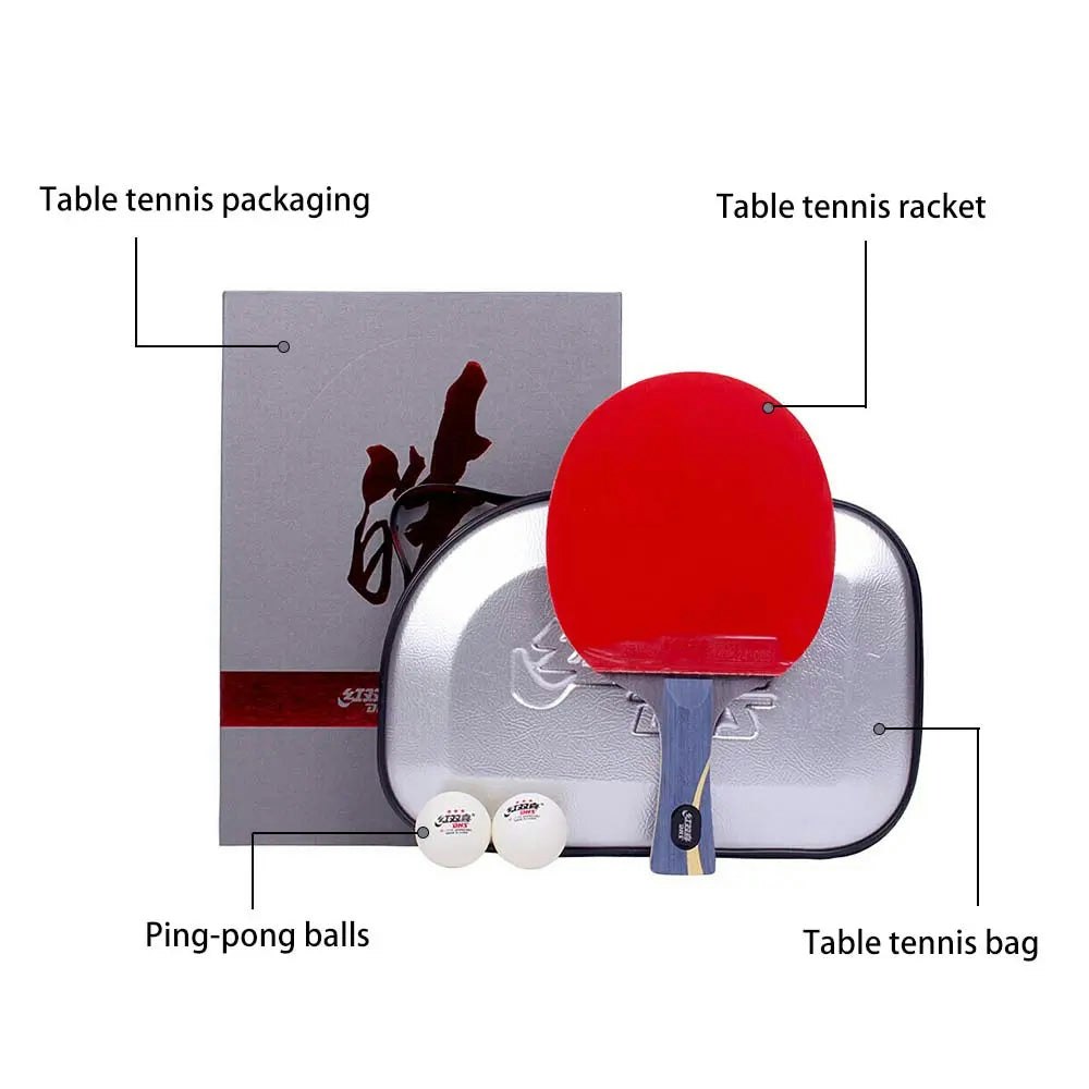 DHS HURRICANE Table Tennis Racket Gift Box-Hao Wang/Ping Pong Paddle Gift Box