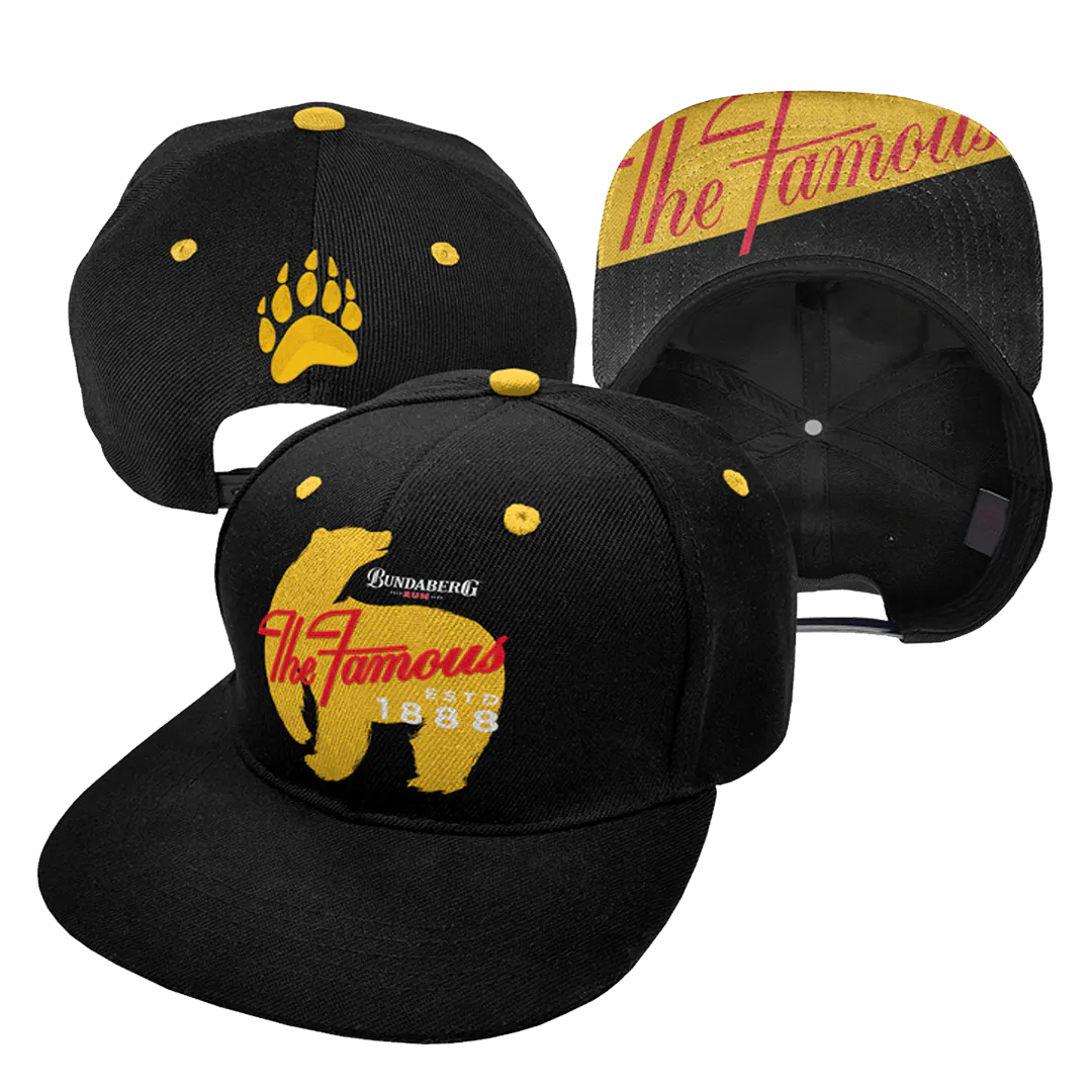 Bundy The Famous Flat Peak Cap