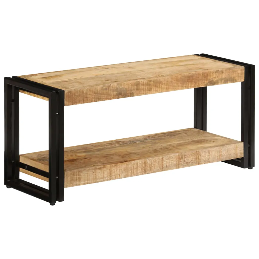 TV Cabinet 90x30x40 cm Solid Mango Wood 247808 TV Cabinet 90x30x40 cm Solid Mango Wood 247808