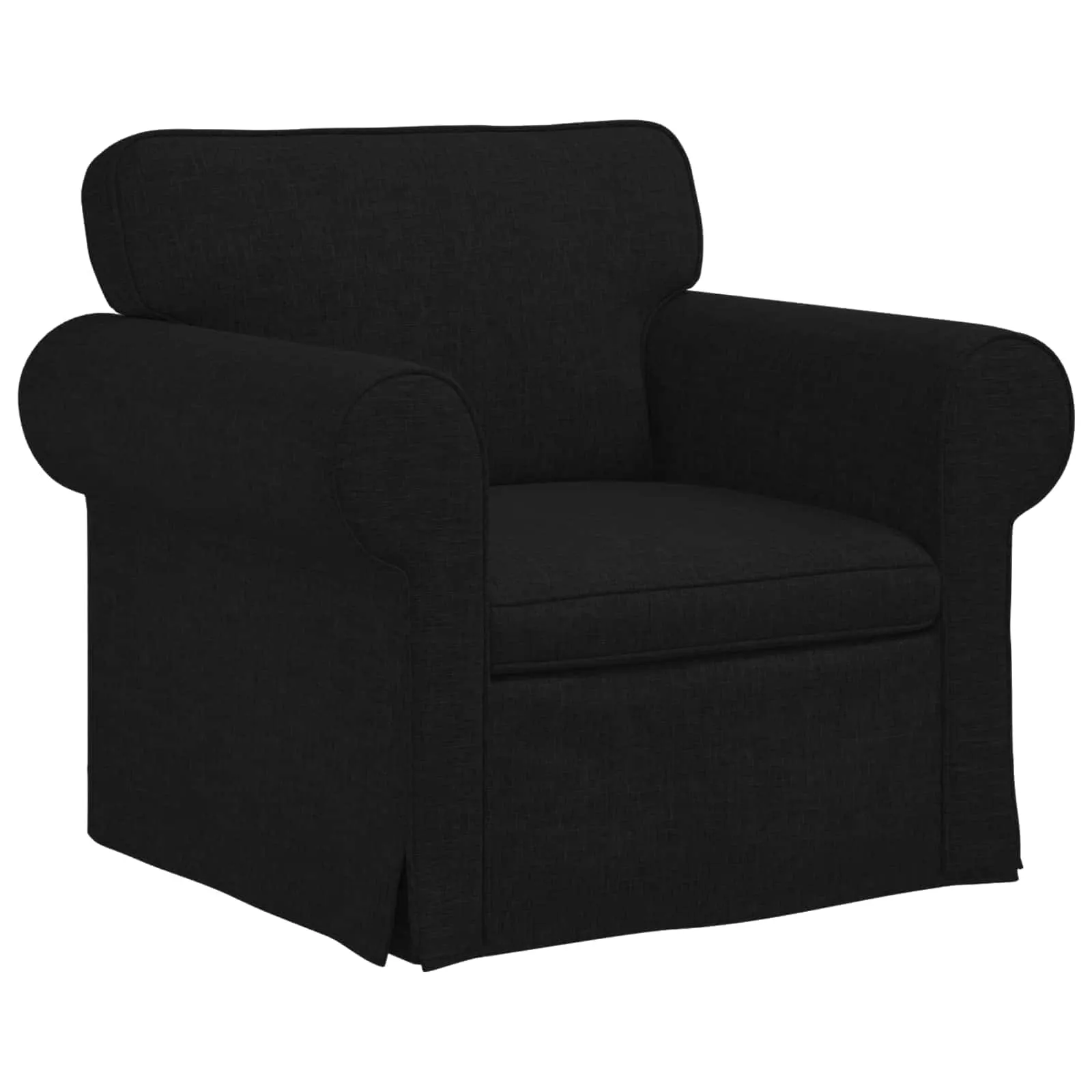 Sofa Black 95 x 82 x 80 cm Fabric 42024294 Sofa Black 95 x 82 x 80 cm Fabric 42024294