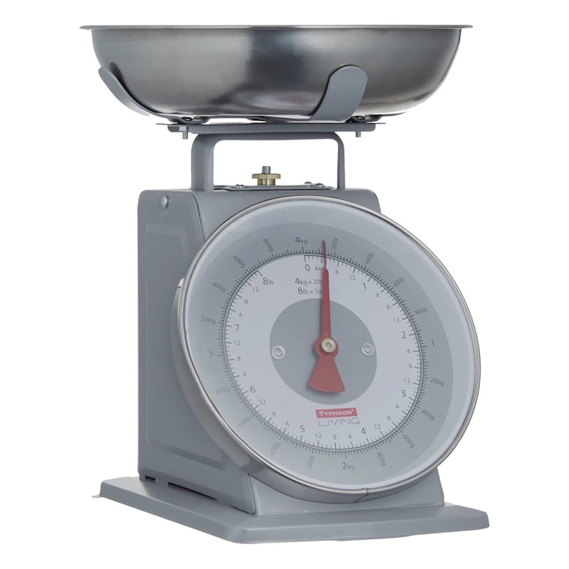 Typhoon Living Kitchen Scales 4kg | Grey image number null