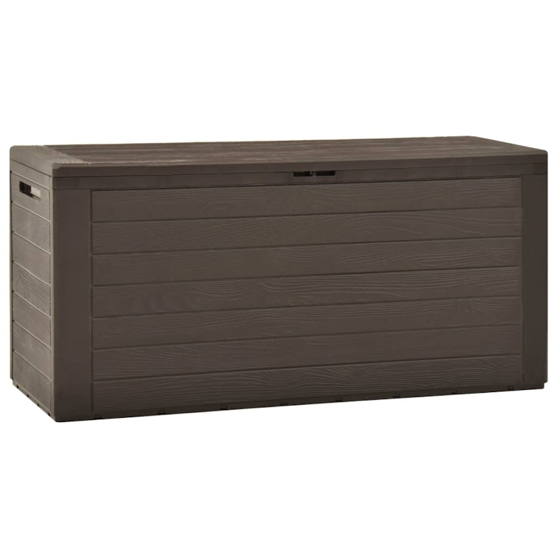 NNEVL Garden Storage Box Brown 120x50x60 cm Poly Rattan image number null