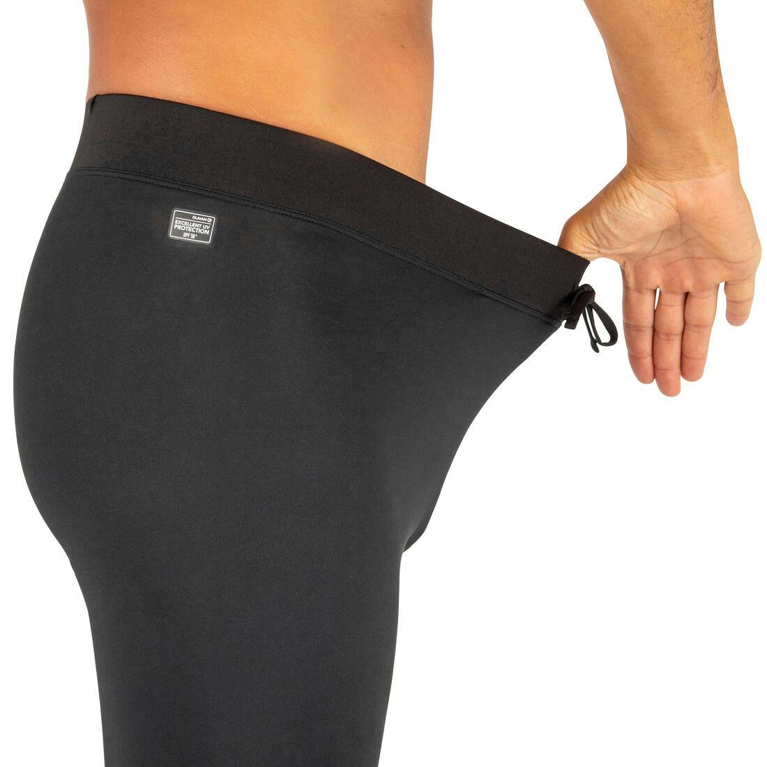 Mens Anti-UV Surfing Leggings - 100 Slate Blue