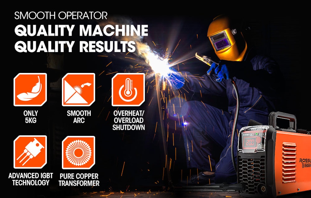 NNEMB 250 Amp Portable Inverter Arc Stick Welder image number null