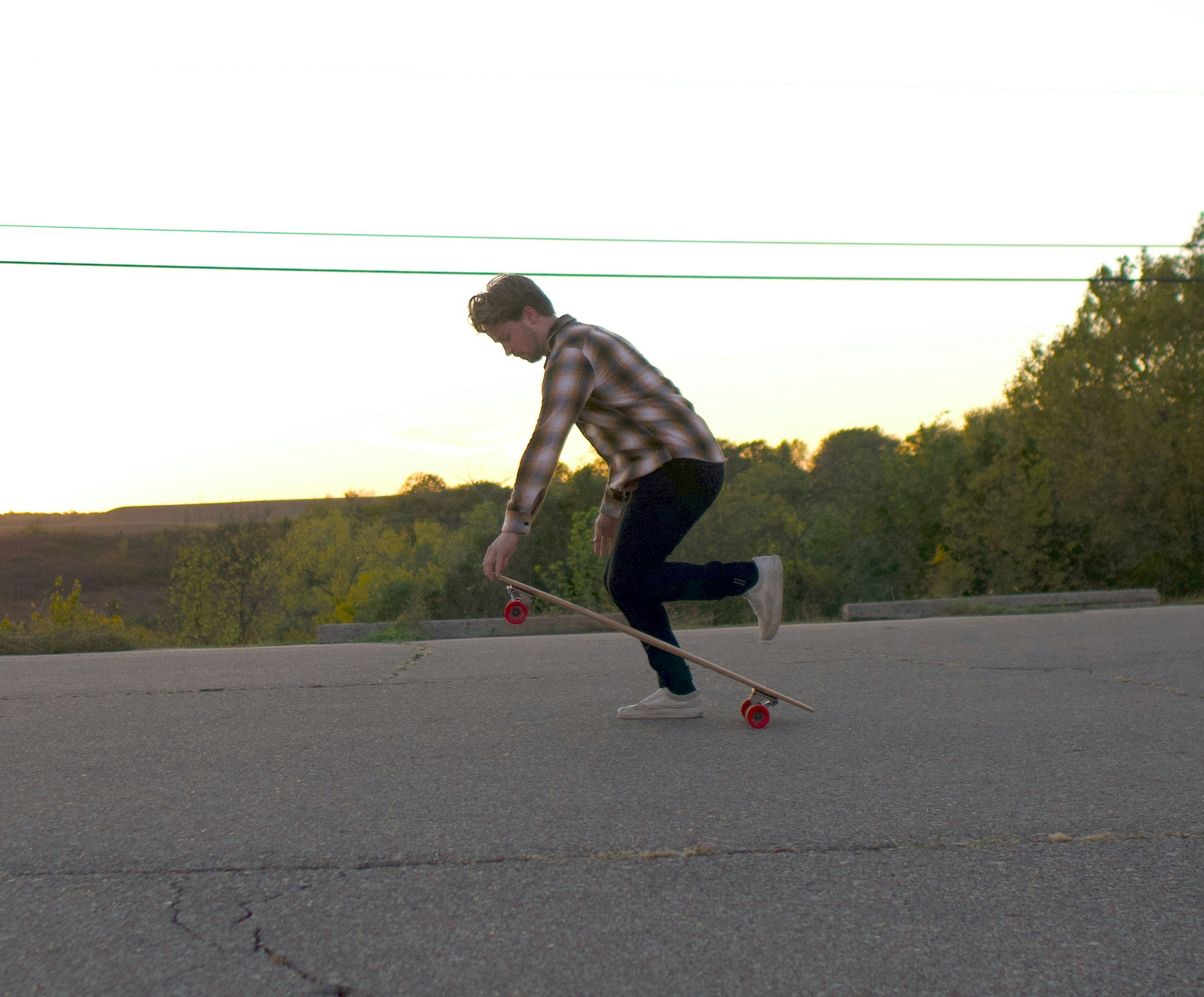Magneto 42" Hana Pintail Longboard Skateboard
