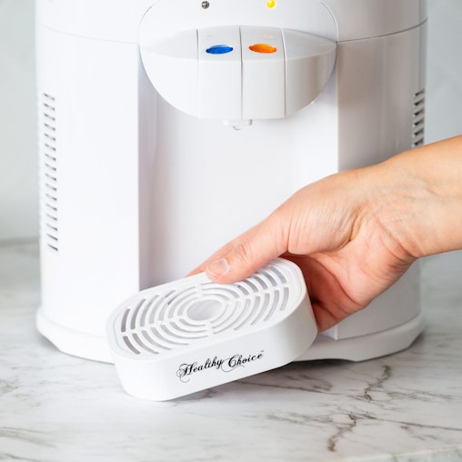 Bench Top Water Filter & Cooler (5L) Dual Taps Bench Top Water Filter & Cooler (5L) Dual Taps