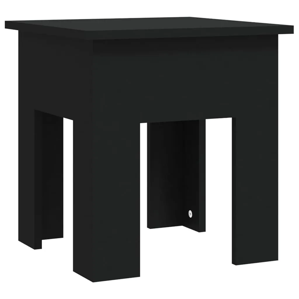 Coffee Table Black 40x40x42 cm Engineered Wood 810245 Coffee Table Black 40x40x42 cm Engineered Wood 810245