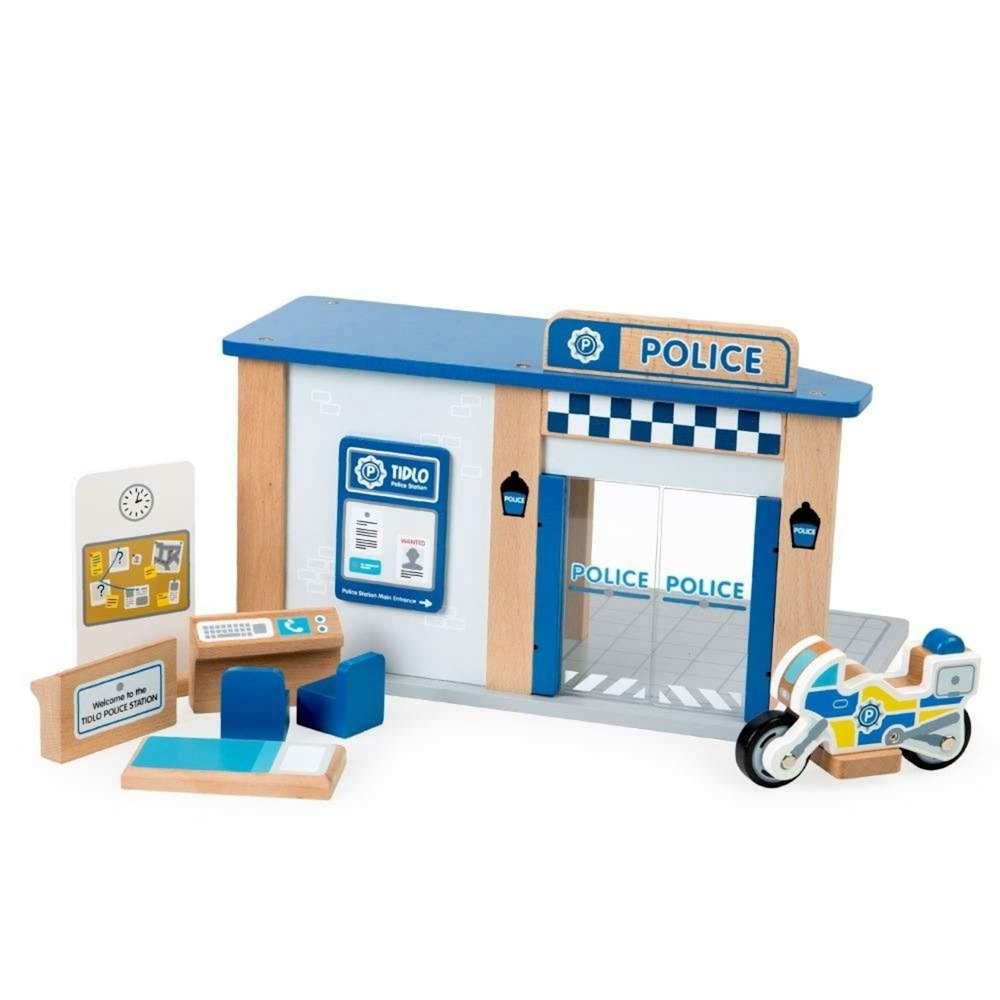 Tidlo Police Station Playset