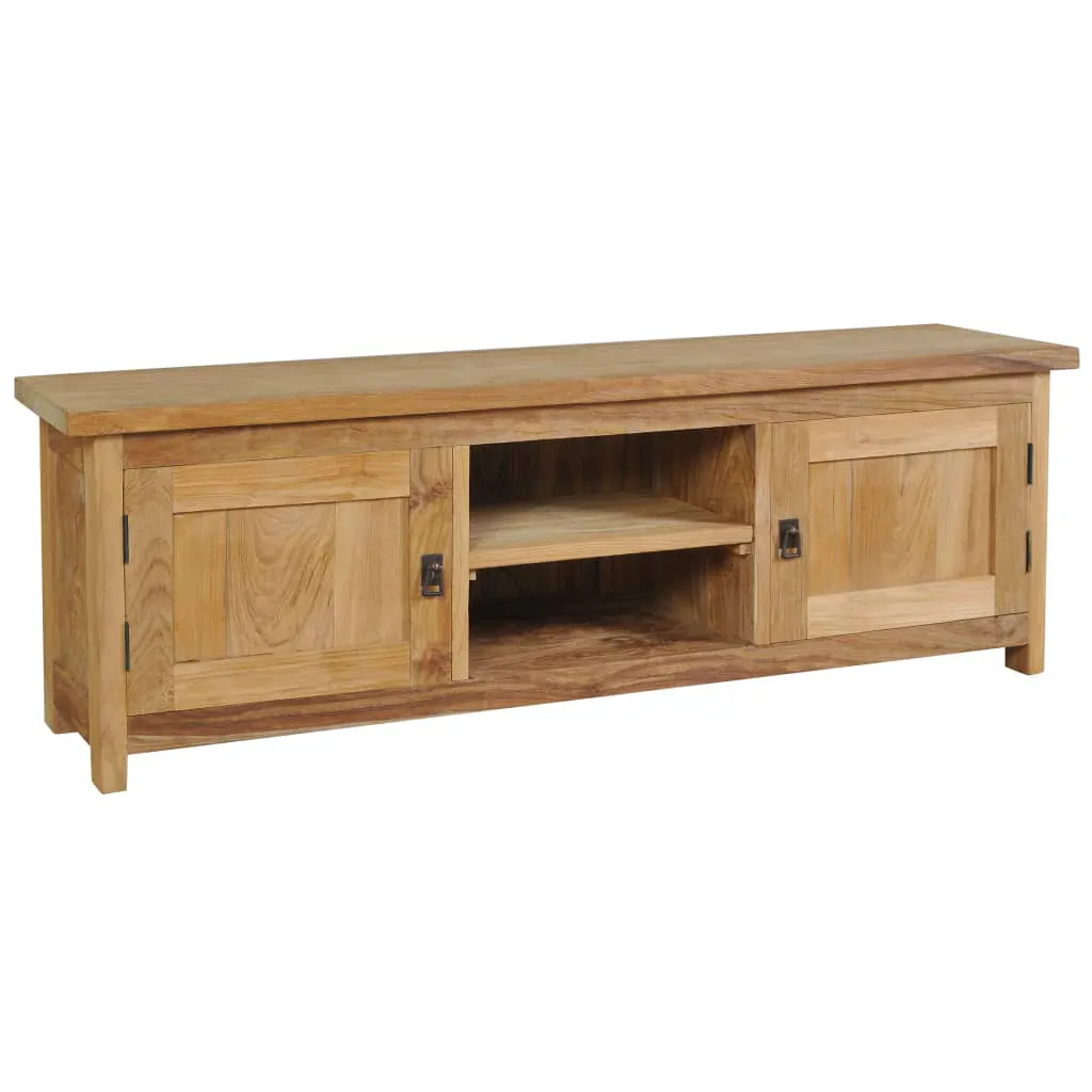 TV Cabinet Solid Teak 120x30x40 cm 244485 TV Cabinet Solid Teak 120x30x40 cm 244485