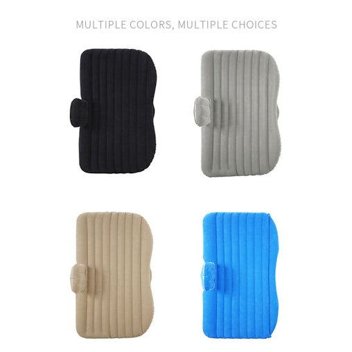 SOGA Black Stripe Inflatable Car Mattress Portable Camping Rest Air Bed Travel Compact Sleeping Kit Essentials SOGA Black Stripe Inflatable Car Mattress Portable Camping Rest Air Bed Travel Compact Sleeping Kit Essentials