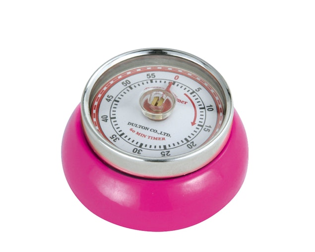 Zassenhaus SpeedKitchenTimer w/MagnetEnameledSteelMagenta 3xØ 7cm image number null